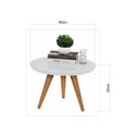 Ver imagem 4 de Mesa De Centro Classic Pé Retro - Preto