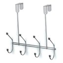 Ver imagem 1 de Suporte Cabideiro Cromado 4 Ganchos de Pendurar na Porta 1020