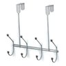 Suporte Cabideiro Cromado 4 Ganchos de Pendurar na Porta 1020 - 1