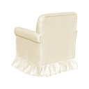 Ver imagem 3 de Poltrona Para Quarto Amamentação Com Balanço Suede Estopar Laura Suede Marfim