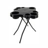 Mesa Mesinha Petisqueira Petisco Bebidas Piscina Dobrável:preta - 1