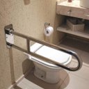 Ver imagem 2 de Barra de Apoio Articulável para Vaso 19,2 cm em Inox Polido Geris