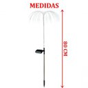 Ver imagem 2 de Kit 2 Luminária Solar Decorativa Colorido Led Luzes Jardim