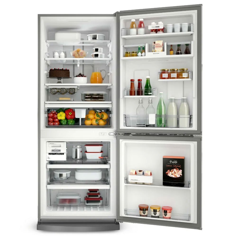 Refrigerador Brastemp Frost Free Inverse 443l Bre57akana Inox - 3