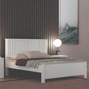 Ver imagem 2 de Cama Casal Milano Branco Leifer Móveis