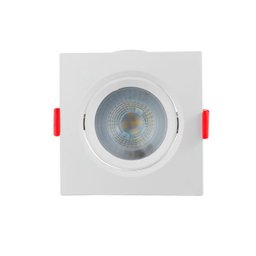 Spot LED Embutir Quadrado Móvel 5W 4000K Opus LED Kit 6Pçs - 2