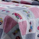 Ver imagem 3 de Kit Colcha Patchwork Rozac Solteiro 2 Peças Teen Trucks