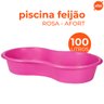 Caixa Piscina Feijão 100 Litros Rosa Afort - 2