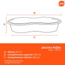 Ver imagem 3 de Caixa Piscina Feijão 100 Litros Rosa Afort
