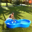 Ver imagem 4 de Caixa Piscina Feijão 1.000 Litros Azul Afort