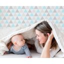 Ver imagem 3 de Papel Contact Adesivo Geométrico Triângulos Azul 10m