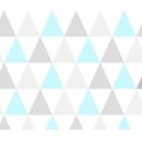 Ver imagem 1 de Papel Contact Adesivo Geométrico Triângulos Azul 10m