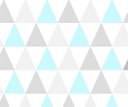 Ver imagem 1 de Papel Contact Adesivo Geométrico Triângulos Azul 10m