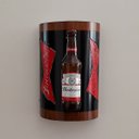 Ver imagem 2 de Luminária Arandela de parede Bar Budweiser Garrafa Logo