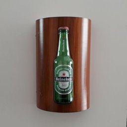 Luminária Arandela de parede Bar Heineken Garrafa - 2