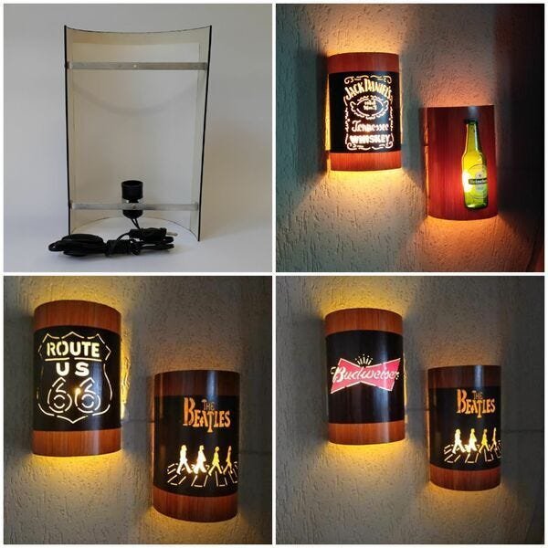 Luminária Arandela de parede Bar Jack Daniel's - 4