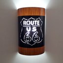 Ver imagem 1 de Luminária Arandela de parede Bar Route 66