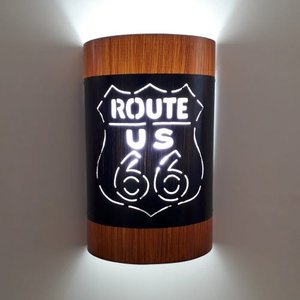 Luminária Arandela de parede Bar Route 66