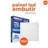 Painel Led Embutir 18w Quadrado - Fortled - 2