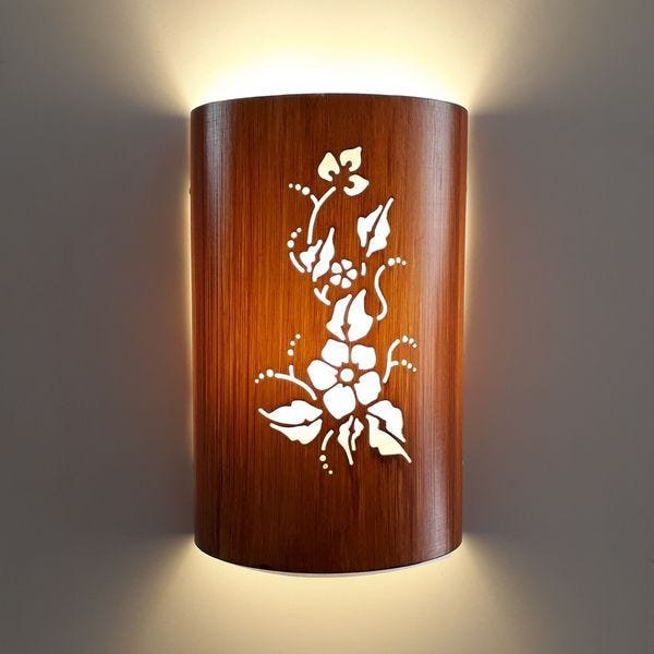 Luminária Arandela de parede Tradicional Floral - 1