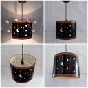 Ver imagem 3 de Lustre Pendente para Quarto Lua e Estrelas