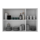 Ver imagem 4 de Armário de Cozinha Aéreo em Mdf com 3 Portas 120cm Multimóveis Cr20446 Branco