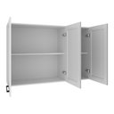 Ver imagem 5 de Armário de Cozinha Aéreo em Mdf com 3 Portas 120cm Multimóveis Cr20446 Branco