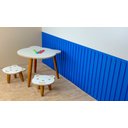 Ver imagem 1 de Painel Ripado Versátil Cerquinha: 01 Unid. 57x270cm Larg. (1,53m²) - Polietileno - Talatto Painéis -