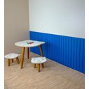 Ver imagem 4 de Painel Ripado Versátil Cerquinha: 01 Unid. 57x270cm Larg. (1,53m²) - Polietileno - Talatto Painéis -