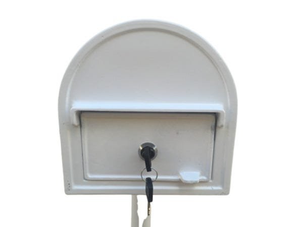 Caixa de correio modelo americana com telhado - 3