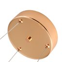 Ver imagem 5 de Lustre Pendente Nordecor Dalen 2959 60cm Ouro Brilho Bivolt