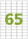 Ver imagem 2 de Etiqueta Adesiva Ca4351 - 21.20x38.10x5 - 65 Unidades por Folha - Caixa com 100 Folhas