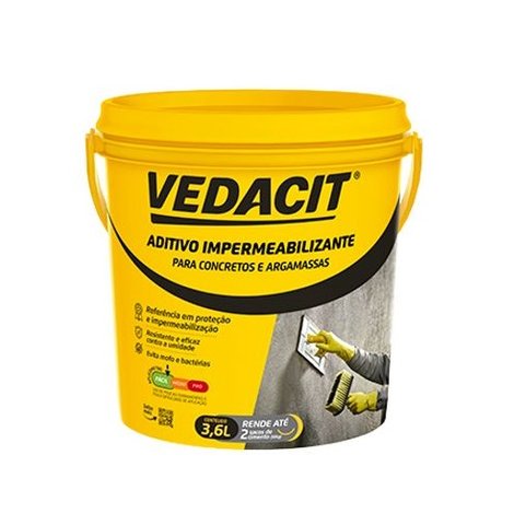 Aditivo Impermeabilizante 3,6l (vedacit) Otto Baumgart Unico