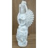 Deusa Quain Chinesa Deusa Da Mão Estátua Porcelana Kuan Yin:Branca - 5