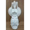 Deusa Quain Chinesa Deusa Da Mão Estátua Porcelana Kuan Yin:Branca - 2