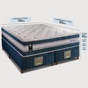 Ver imagem 2 de Cama Box King Colchão + Box 193x203x70 com Molas Ensacadas Robust 220 Azul Cama Inbox