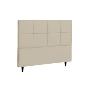 Cabeceira Casal King Jbe Paris 195cm Bege Cama Box 193cm