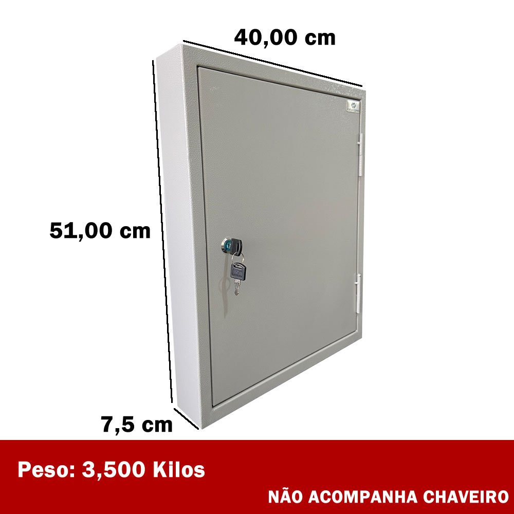 Porta Chaves - Claviculário - 100 Chaves (SEM CHAVEIROS) - 5