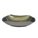 Ver imagem 1 de Cuba De Vidro Retangular Abaulada 45cm Ouro Envelhecido