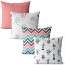 Ver imagem 2 de Kit Almofadas Decorativas é composto por 04 Peças