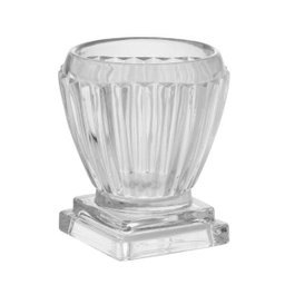 Porta Talher Cristal com Pé Elisabeth 9x10x13cm - 3