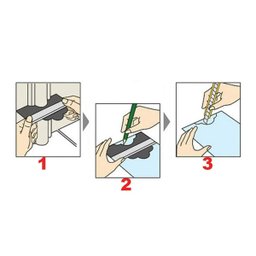 Gabarito Copiador Modelador Contorno para Corte de Piso 15cm - 3