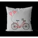 Ver imagem 4 de Kit 4 capas de almofadas geométrica o amor mora aqui rosa e preto