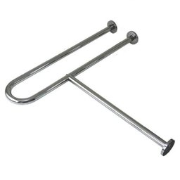 Barra de Apoio Fixa para Vaso 80cm em Inox Polido Geris - 1