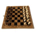 Ver imagem 1 de Jogo De Xadrez De Madeira 23,5 x 23,5 Cm