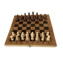 Ver imagem 3 de Jogo De Xadrez De Madeira 23,5 x 23,5 Cm