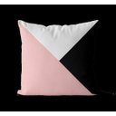Ver imagem 2 de Kit almofadas decorativa geométrica rosa e preto 2 peças