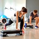 Ver imagem 3 de Step Estepe para Academia Exercícios Fisico Ginástica Ajustável 2 Níveis