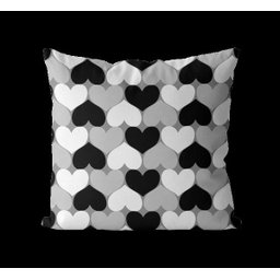 Almofadas Decorativas cinza e Preto Geométricas Para Sofá 40x40 - 3