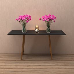 Tampo Tampão para Balcão Tampa Emily 160 cm Moblis Móveis Preto Fosco - 4